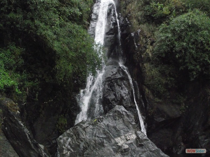The Dharamshala waterfall